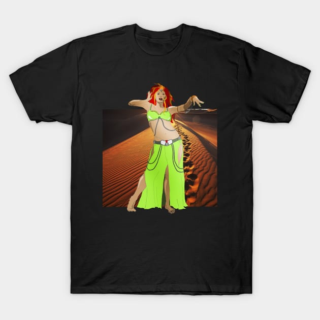 Arabic Dancer T-Shirt by hitnmyth